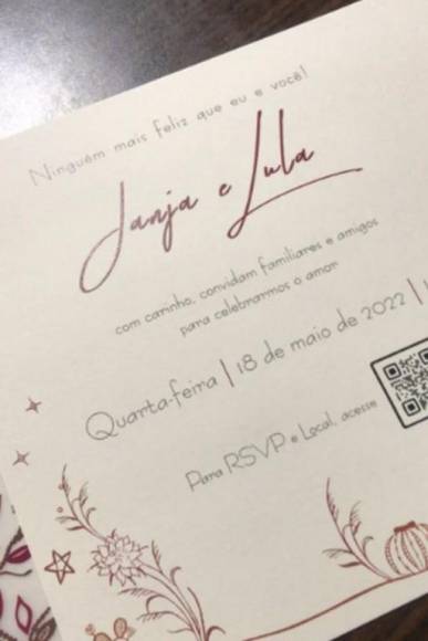 Ostentosa y extravagante: Los detalles de la boda de Lula Da Silva y Janja