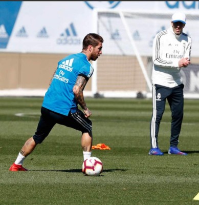 Así fue el primer entrenamiento de Zidane con Real Madrid