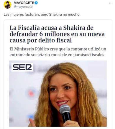 España acusa a Shakira de fraude y los internautas llenan de memes las redes