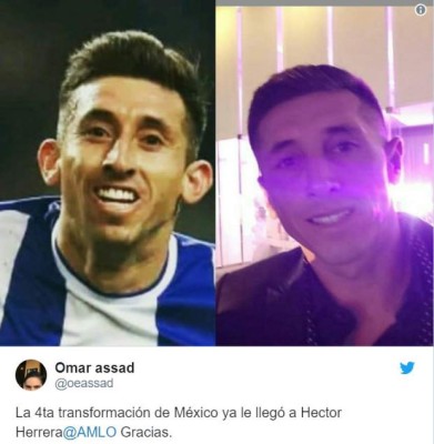 Despiadada ola de memes contra Héctor Herrera tras su cirugía en nariz y orejas