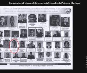 El policía suspendido Juan Francisco Sosa es parte del cartel de Winter Blanco que planearon y ejecutaron la muerte del zar antidrogas Julián Arístides González Irías, foto: El Heraldo.