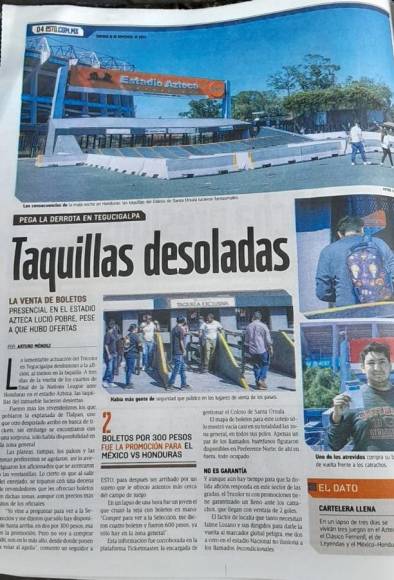 Desprecio a la H y arremetiendo contra el Tri: portadas en México