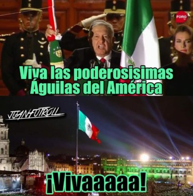 AMLO no se salvó de los memes por el emotivo grito de independencia