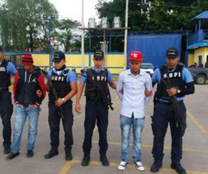 La DPI remitirá a los detenidos al Juzgado que ordenó su formal arresto (Foto: DPI/ El Heraldo Honduras/ Noticias de Honduras)