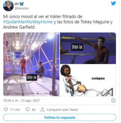 Los divertidos y explosivos memes que dejó el tráiler de Spider-Man: No way home