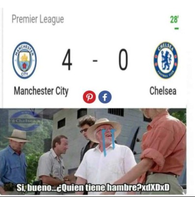 Los memes no perdonan al Chelsea tras paliza del Manchester City