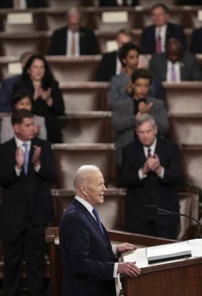 En imágenes: Los momentos del discurso del Estado de la Unión de Joe Biden