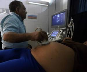 A Ingrid Velásquez le realizaron ayer el ultrasonido en el HEU, el cual reflejó que el bebé está en buenas condiciones de salud.