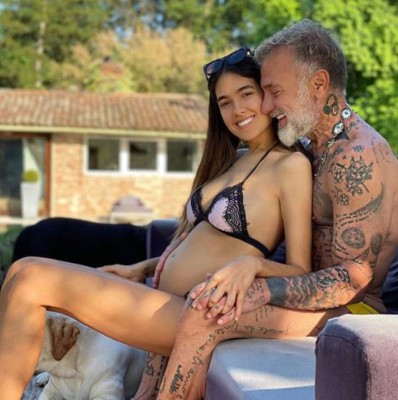 Sharon Fonseca, pareja del polémico italiano Gianluca Vacchi, presume embarazo