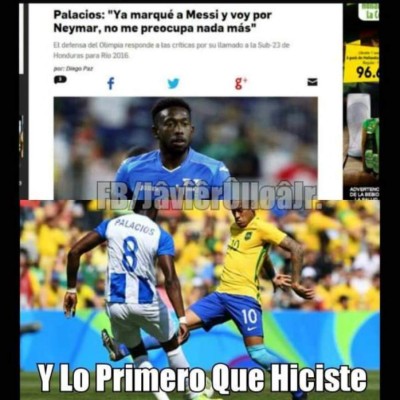 Memes sobre Jhonny Palacios invaden las redes tras error ante Brasil