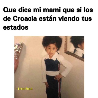 Los divertidos memes 'Dice mi mamá', con la foto de la rapera Cardi B en su infancia, que viralizan las redes