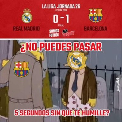 Los crueles memes que destrozan al Real Madrid tras perder, otra vez, ante Barcelona en el Santiago Bernabéu