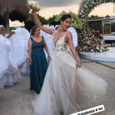 FOTOS: Así lució Carmen Villalobos en su romántica boda con Sebastián Caicedo