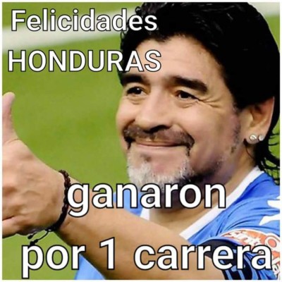 Memes: hondureños se burlan de Maradona