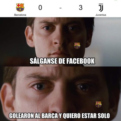 Con Cristiano como gran protagonista; los imperdibles memes del Barça-Juve