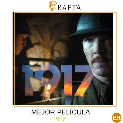 Todos los ganadores de los BAFTA 2020: '1917' arrasa