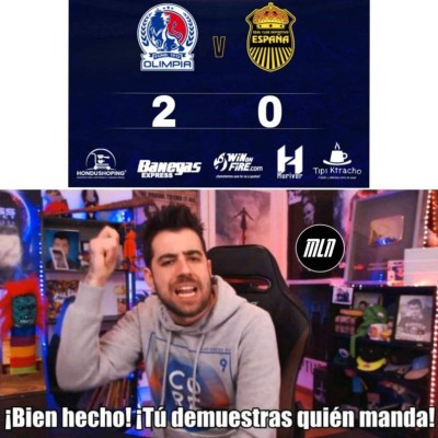 Memes destrozan a Real España tras caer frente a Olimpia en la ida de la final