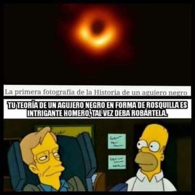 Los memes más graciosos del 'Agujero Negro'