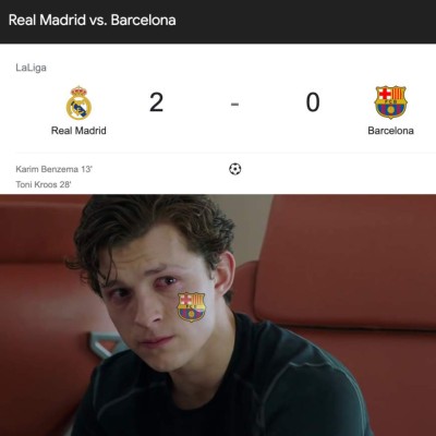 Memes destrozan a Messi y el Barcelona tras derrota en el clásico ante Real Madrid