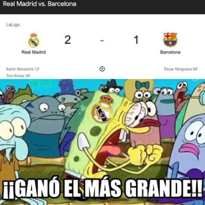 Memes destrozan a Messi y el Barcelona tras derrota en el clásico ante Real Madrid