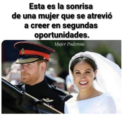 Los memes que generó la sonrisa de Meghan Markle tras su boda con el príncipe Harry