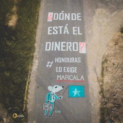 FOTOS: Se expande por toda Honduras la pregunta '¿Dónde está el dinero?'