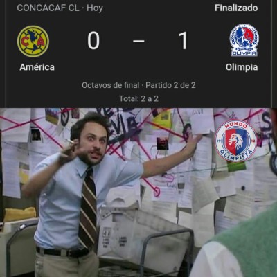 Los divertidos memes que dejó el triunfo del Olimpia sobre el América en el Azteca