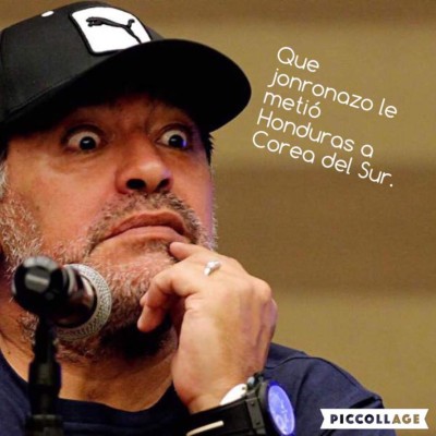 Memes: hondureños se burlan de Maradona