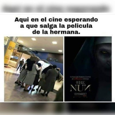 Los divertidos memes que ha generado la película 'La Monja'