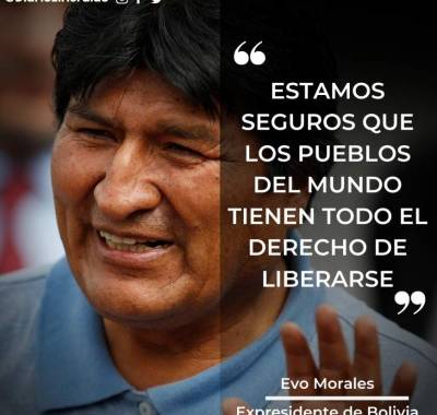 10 frases de Evo Morales al llegar a México como asilado político