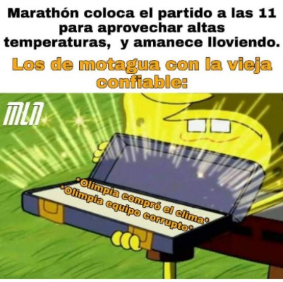 Con creativos memes rematan al Marathón y hasta Motagua sale salpicado (FOTOS)