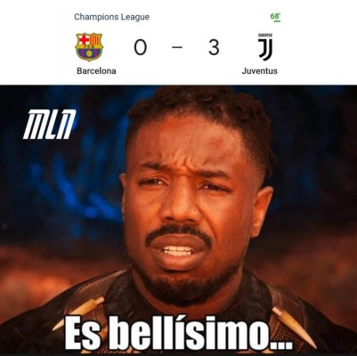 Con Cristiano como gran protagonista; los imperdibles memes del Barça-Juve