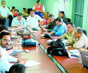 En la zona norte, miembros de la fuerza de tarea definieron estrategias para atender afectados.