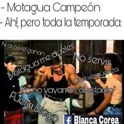 Divertidos memes celebran el triunfo de Motagua ¡tienen la 14!