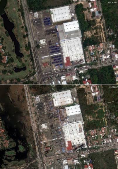 Antes y después de la devastación en Acapulco tras Otis