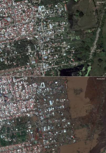 Antes y después de la devastación en Acapulco tras Otis