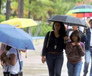 Las lluvias ingresarían este lunes en horas de la tarde a Honduras.