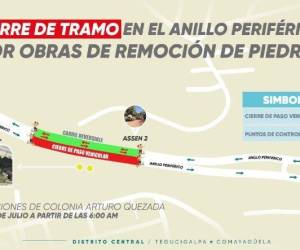 Los trabajos comenzarán a las 6:00 de la mañana, y el tramo del carril de Los Laureles hacia la Ulloa se utilizará como vía reversible.