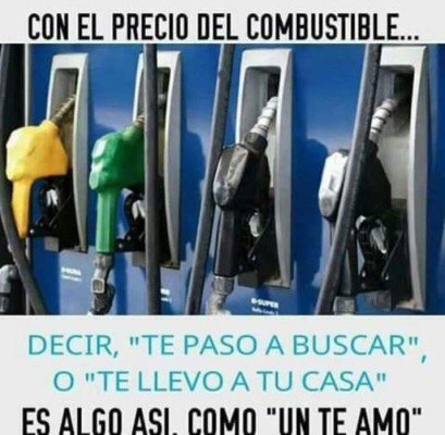 Ocurrentes memes por el aumento en el precio de la gasolina en Honduras