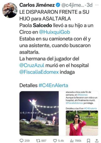 Capturan a los presuntos asesinos de Paola Salcedo y confiesan por qué lo hicieron