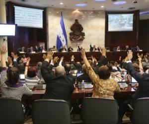 Por unanimidad de votos se ratificó el convenio de la Maccih en el Congreso Nacional, foto: David Romero / EL HERALDO.