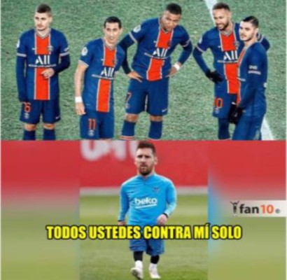 Los divertidos memes que dejó la llegada de Messi al PSG