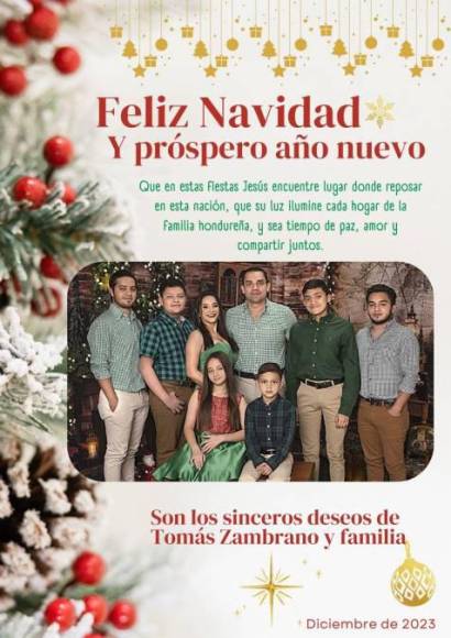 De viaje y en familia: así pasaron la Navidad los políticos hondureños