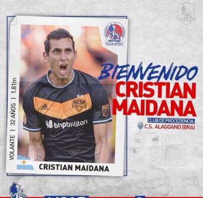 Diez datos sobre Cristian Maidana, el argentino que lleva a Olimpia en la piel