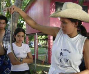 Isis Medina posee una gran experiencia en el manejo de estos ambientes (Foto: PN/ El Heraldo Honduras/ Noticias de Honduras)