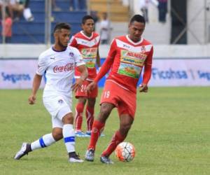 1-1 es el marcador del partido Olimpia vs Real Sociedad en la primera mitad. Fotos: Johnny Magallanes