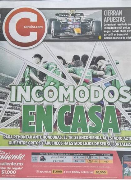 Desprecio a la H y arremetiendo contra el Tri: portadas en México