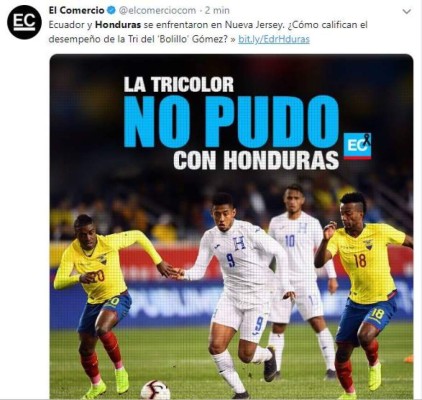 Divertidos memes dejó el empate entre Honduras vs Ecuador