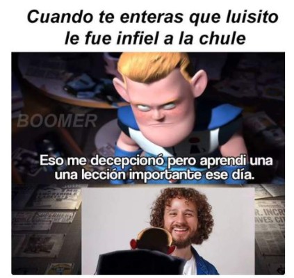 Los irónicos memes que dejó la infidelidad de Luisito Comunica a 'La Chule'