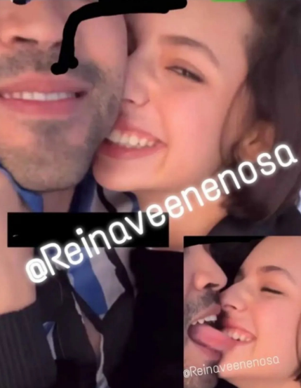 Fue en la cuenta de @Reinaveenenosa que se publicó la fotografía de Aguilar junto a su supuesta pareja.